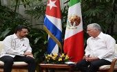 Durante el encuentro, Díaz-Canel y Robledo abordaron la cooperación bilateral en materia de salud y las posibilidades de ampliarla.